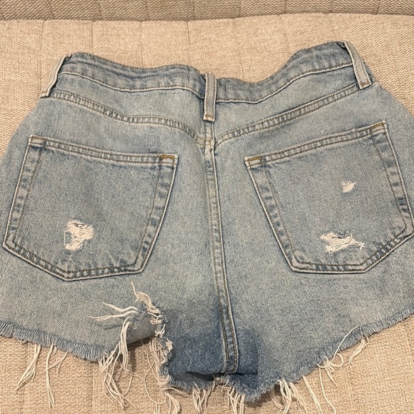Forever 21 Denim Distressed Women Shorts - Picture 5 of 8